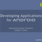 Developing Applications for Android