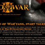 God of War 3 PS2 release date