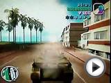 Destroying GTA: Vice City with tank- Ps2 gameplay