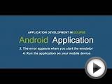 Development for Android. Launch Eclipse application on