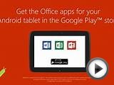 Get Office for Android tablet – 30 seconds